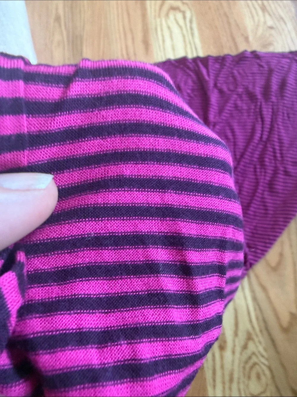 Express Pink and Black Striped Wrap scarf soft rayon